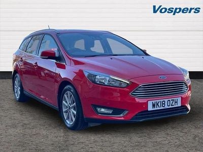 Used Ford Focus Titanium 147 HP (108 kW) 2018 Red Estate