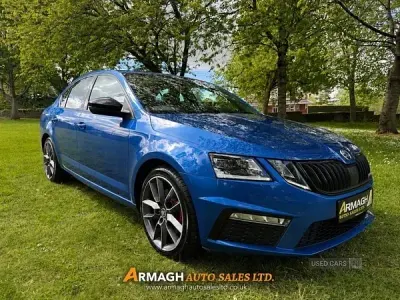 Used Skoda Octavia vRS 184 HP (135 kW) 2019 Blue Hatchback
