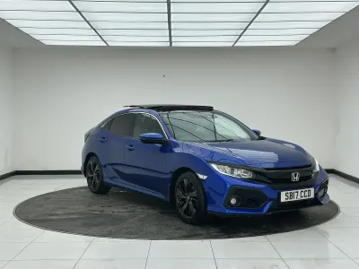 Used Honda Civic EX 129 HP (94 kW) 2017 Blue Hatchback