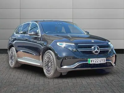 Used Mercedes EQC400 AMG Line Premium 300 kW (408 HP) 2022 Black SUV