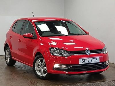 Used VW Polo Match 60 HP (44 kW) 2017 Red Hatchback