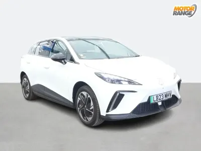 Used MG MG4 EV Trophy 150 kW (204 HP) 2023 White Hatchback