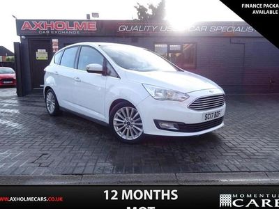 White Used 2017 Ford C-MAX Titanium MPV | £5,495 (Fair price)