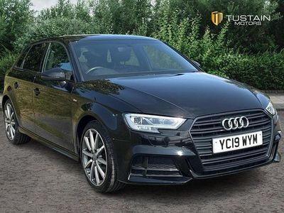 Used Audi A3 Sportback Black Edition 116 HP (85 kW) 2019 Black Hatchback