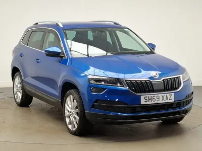 Used Skoda Karoq SE L 150 HP (110 kW) 2020 Blue SUV
