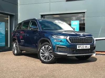 Used Skoda Kodiaq SE L Executive 150 HP (110 kW) 2023 Blue SUV