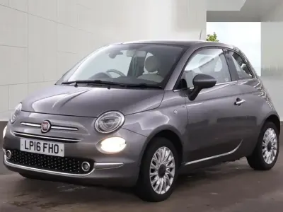Used Fiat 500 Lounge 69 HP (50 kW) 2016 Grey Hatchback