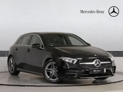 Używany Mercedes A200 AMG line 163 KM (119 kW) 2019 Czarny Hatchback