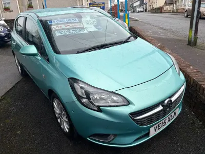 Used Vauxhall Corsa 88 HP (64 kW) 2015 Green Hatchback