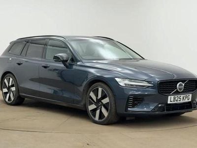 Denim blue Used 2025 Volvo V60 Ultra Estate | £38,290 (Fair price)