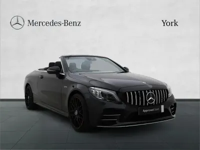 Used Mercedes C43 AMG Premium 385 HP (283 kW) 2018 Black Cabriolet
