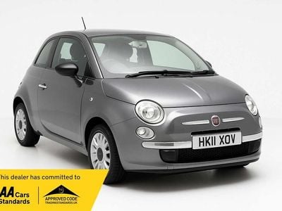Grey Used 2011 Fiat 500 Lounge Hatchback | £4,660 (Good price)