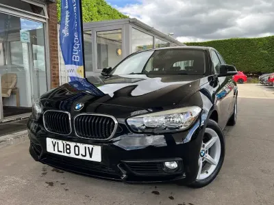 Used BMW 118 Comfort Edition 150 HP (110 kW) 2018 Black Hatchback