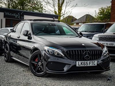 Used Mercedes C220 AMG Line Premium Plus 170 HP (125 kW) 2015 Black Sedan