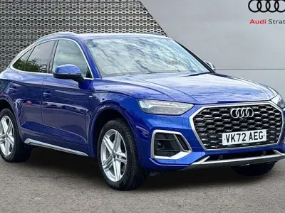 Used Audi Q5 Sportback S-Line 204 HP (150 kW) 2022 Blue SUV