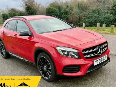 Used Mercedes GLA200 AMG line 156 HP (114 kW) 2018 Red SUV