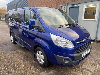 Blue Used 2018 Ford Tourneo Custom Titanium Van | £9,495 (Super price)