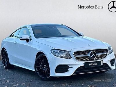 White Used 2018 Mercedes E300 AMG Line Premium Plus Coupe | £26,995 (Expensive)