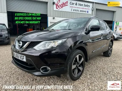 Used Nissan Qashqai N-TEC 130 HP (95 kW) 2016 Black SUV