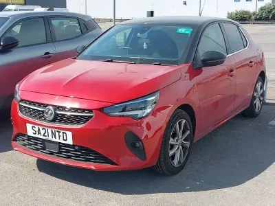 Used Vauxhall Corsa Elite 75 HP (55 kW) 2021 Red Hatchback