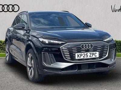 Black New 2025 Audi Q6 e-tron S-Line SUV | £51,642 (Super price)