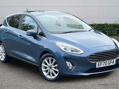 Used Ford Fiesta Titanium 95 HP (69 kW) 2021 Blue Hatchback
