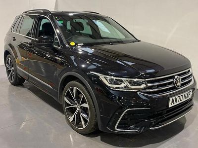 Black Used 2020 VW Tiguan R-line SUV | £22,298 (Fair price)
