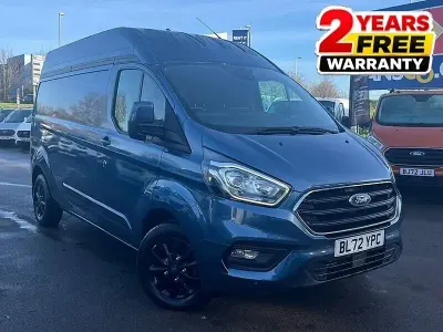 Used Ford Transit Custom Limited 130 HP (95 kW) 2022 Blue Van