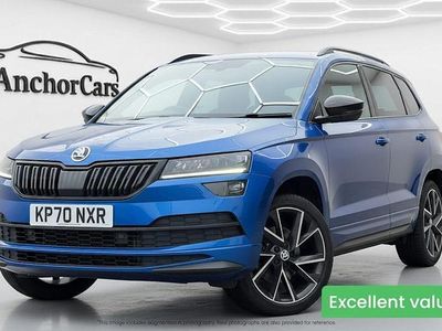 Used Skoda Karoq SportLine 190 HP (139 kW) 2020 Blue SUV