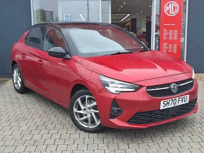 Used Vauxhall Corsa SRi 100 HP (73 kW) 2020 Red Hatchback