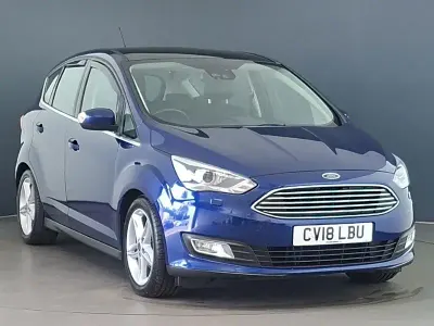Used Ford C-MAX Titanium X 120 HP (88 kW) 2018 Blue MPV