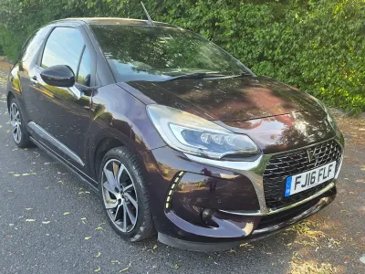 Used DS Automobiles DS3 Prestige 130 HP (95 kW) 2018 Mauvepurple Cabriolet