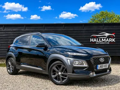 Second-hand Hyundai Kona Premium 120 CP (88 kW) 2018 Negru SUV