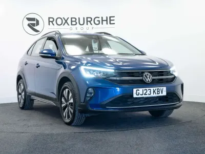 Begagnad VW Taigo S 95 HK (69 kW) 2023 Blå SUV