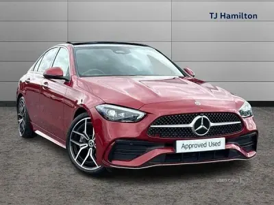 Used Mercedes C300 AMG Line Premium Plus 2024 Red Sedan