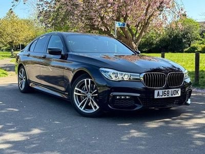 Begagnad BMW 730 M Sport 265 HK (194 kW) 2018 Svart Sedan