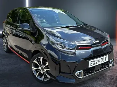 Second-hand Kia Picanto GT-Line 67 CP (49 kW) 2024 Negru Hatchback