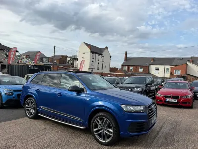 Used Audi Q7 S-Line 2017 Blue SUV