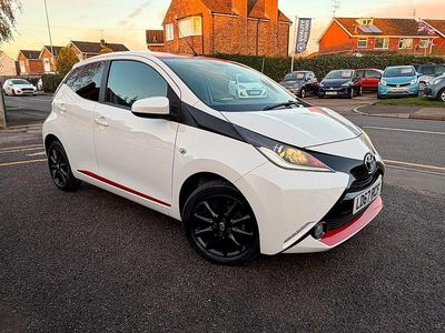 White Used 2017 Toyota Aygo x-press Hatchback | £7,491 (Fair price)