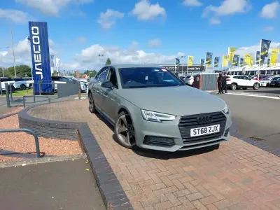 Used Audi A4 Black Edition 150 HP (110 kW) 2018 Grey Sedan