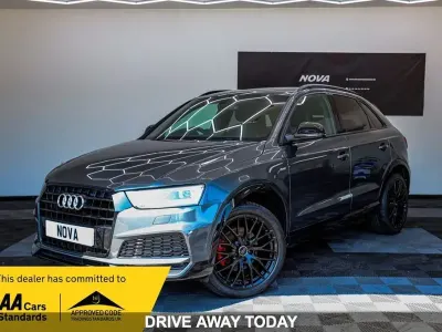 Used Audi Q3 Black Edition 150 HP (110 kW) 2018 Grey SUV