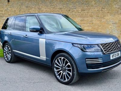 Begagnad Land Rover Range Rover Autobiography 2021 Blå SUV