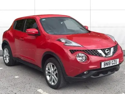 Used Nissan Juke N-Connecta 117 HP (86 kW) 2017 Red SUV
