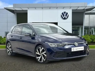 Used VW Golf VIII R-line 150 HP (110 kW) 2022 Blue Hatchback