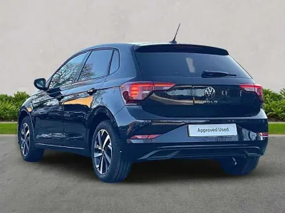 Used VW Polo Match 95 HP (69 kW) 2025 Black Hatchback