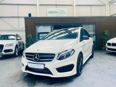 Used Mercedes B220 AMG Line Premium Plus 177 HP (130 kW) 2016 White Hatchback