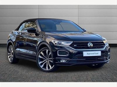 Black Used 2021 VW T-Roc Cabriolet R-line Cabriolet | £21,450 (Fair price)