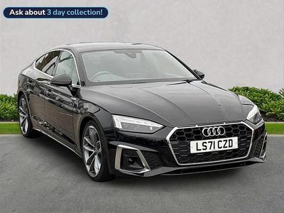Used Audi A5 Sportback S-Line 245 HP (180 kW) 2021 Black Hatchback