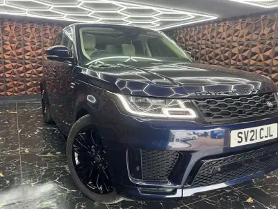 Begagnad Land Rover Range Rover Sport HSE Dynamic 300 HK (220 kW) 2021 Blå SUV