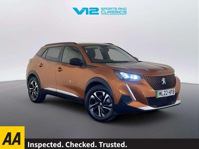 Used Peugeot e-2008 Allure Premium 100 kW (136 HP) 2022 Orange SUV